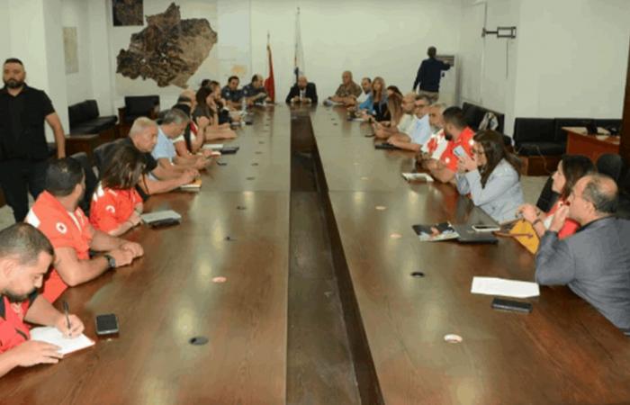 محافظ الشمال ترأس اجتماعاً تنسيقياً للجنة الحد من مخاطر الكوارث والأزمات