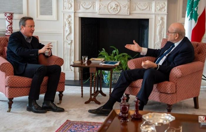 وزير خارجية بريطانيا في بيروت غدا وميقاتي يبحث مع قائد اليونيفيل القرار 1701