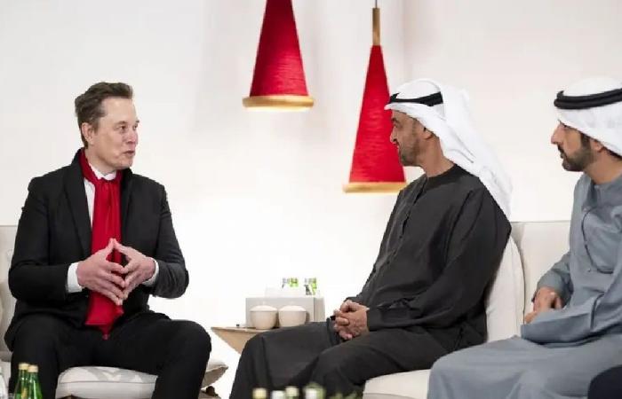 الشيخ بن زايد يبحث مع ماسك فرص الذكاء الاصطناعي