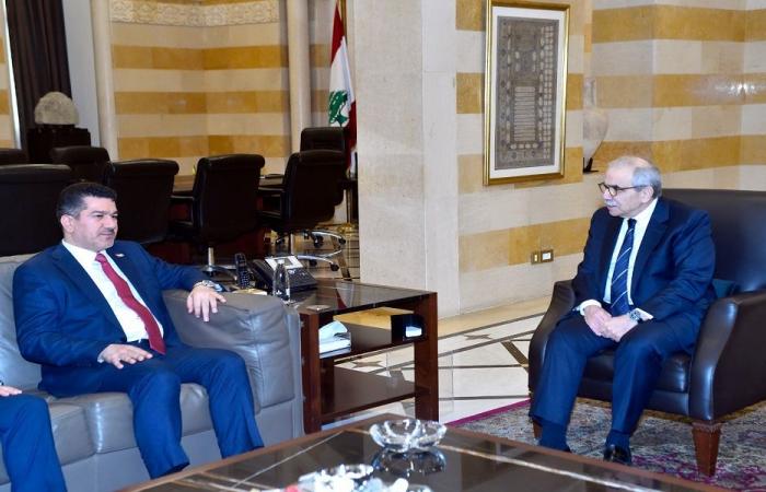 ملف إعادة الإعمار بين سلام والموفد العراقي