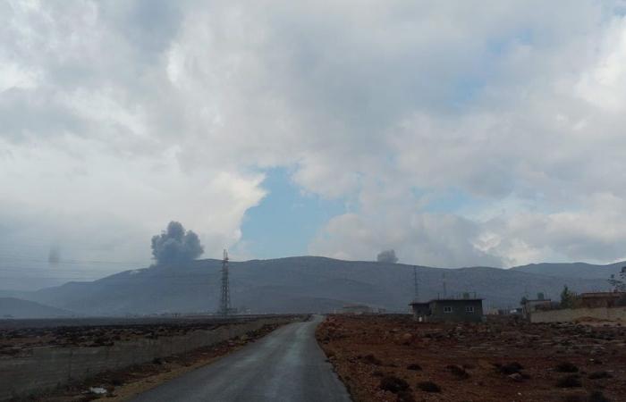 الجيش الإسرائيلي يهاجم أهدافًا لـ”الحزب” (فيديو)