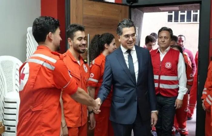 مرقص يشيد بتضحيات عناصر الصليب الأحمر