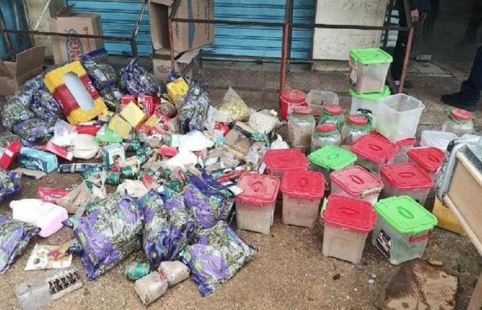 ضبط مواد غذائية منتهية الصلاحية في البيسارية