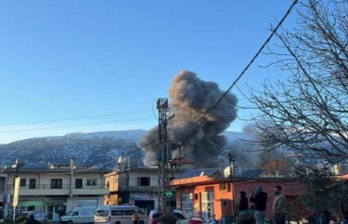 بالصورة: أضرار كبيرة في سحمر