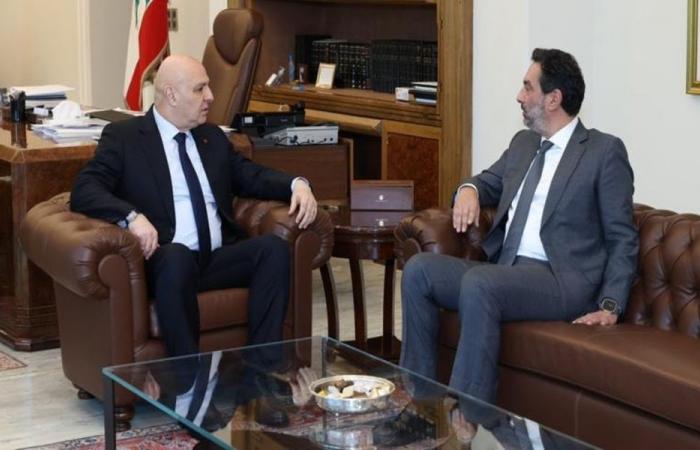 الصادق بعد لقائه عون: تأكيد على حصر السلاح بيد الدولة