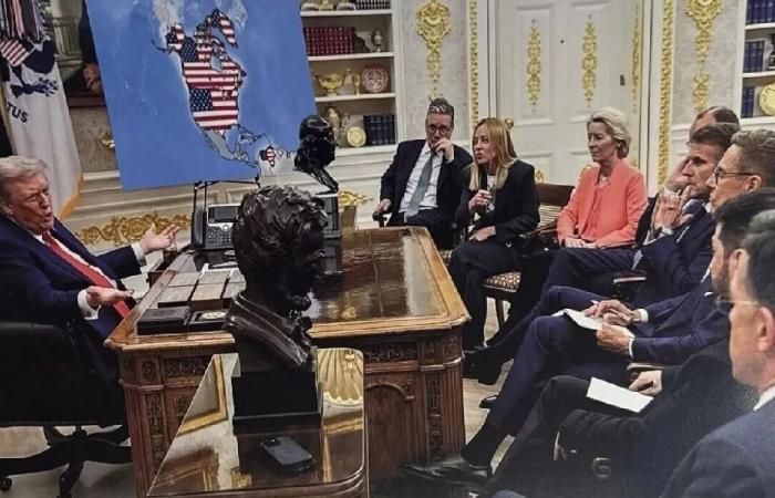 ترامب ينشر خرائط تضمّ دولًا بلون العلم الأميركي (صور)