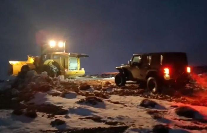 تعذّر سلوك طرق جرد الضنية بسبب الجليد