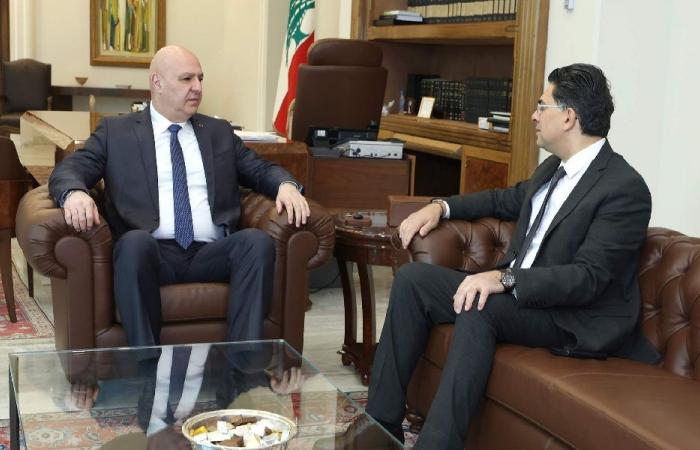 عون اطّلع من مرقص على نتائج زيارته إلى الأردن