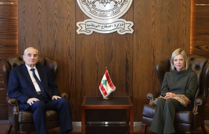 منسى وبلاسخارت يناقشان تعزيز قدرات الجيش اللبناني