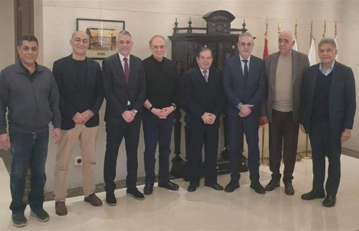 وفد نقباء المهن الحرة يبحث مع البستاني ملف أموال النقابات المحتجزة