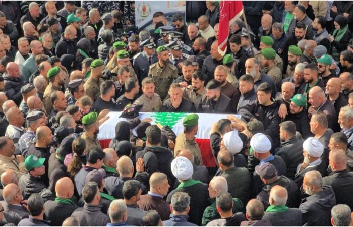 بالصور: قوى الأمن شيّعت شهيدها