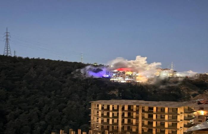 غارة إسرائيلية عنيفة على عرمون… من المستهدف؟