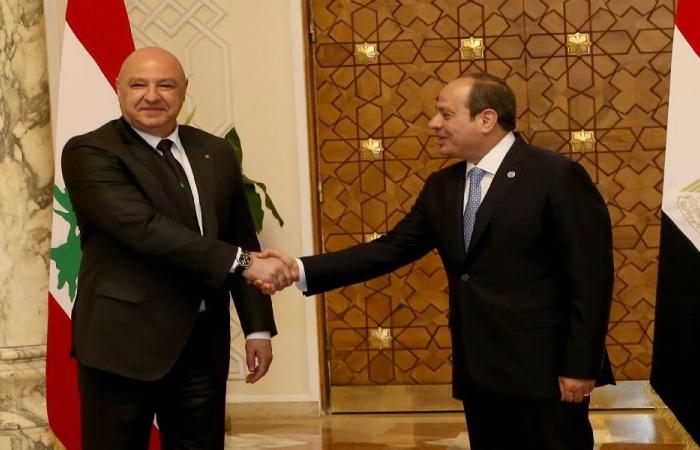 مساعدات إنسانية مصرية إلى لبنان