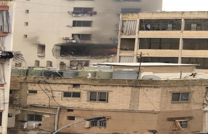 غارة على النبعة- برج حمود