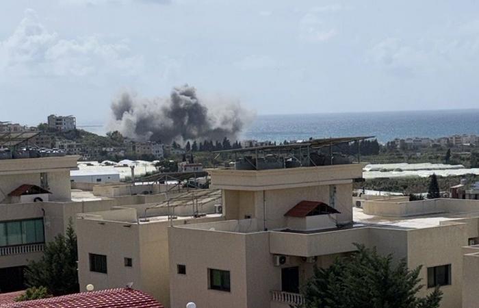 غارة على مفترق معركة – صور: سقوط 5 ضحايا