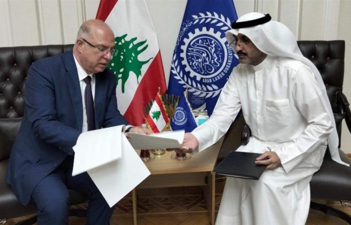 حيدر يبحث في القاهرة تعزيز التعاون ودعم لبنان