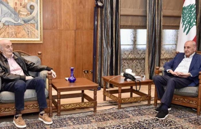 جنبلاط في عين التينة… ماذا بحث مع برّي؟