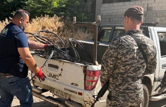أمن الدولة يزيل تعديات على شبكة الكهرباء في الشراونة