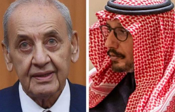 اتصال بين المبعوث السعودي بن فرحان والرئيس بري