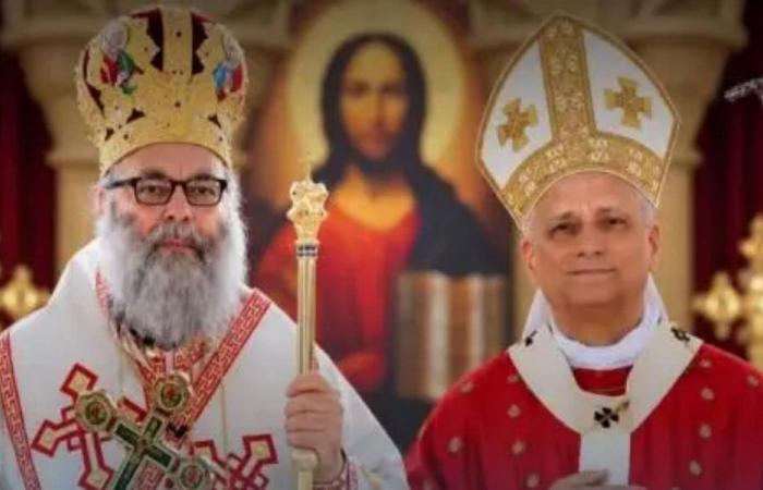 لقاء بين البابا والبطريرك يوحنا العاشر